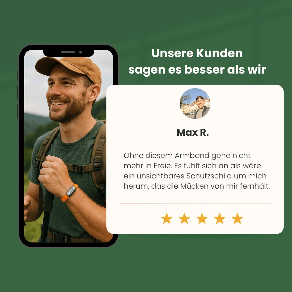 MosqFree™ - Nie wieder juckende Mückenstiche