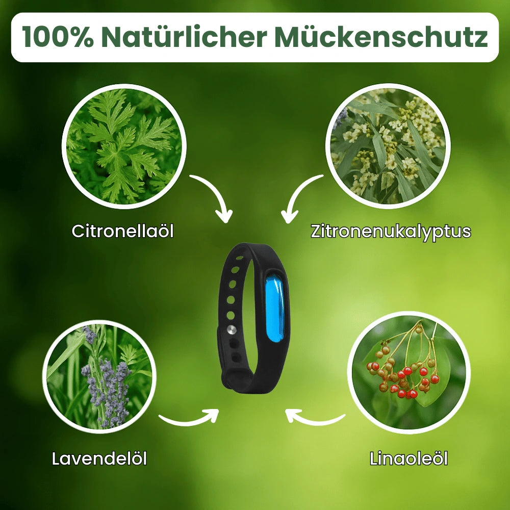 Mückenarmband- Nie wieder juckende Mückenstiche